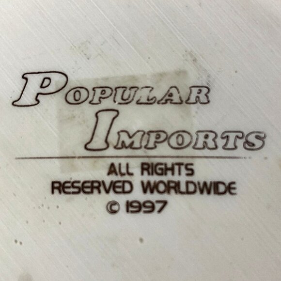 Vintage 1997 Halloween Witch Plate 5¼” 3D Ceramic Mini Decor by Popular Imports - Picture 9 of 9